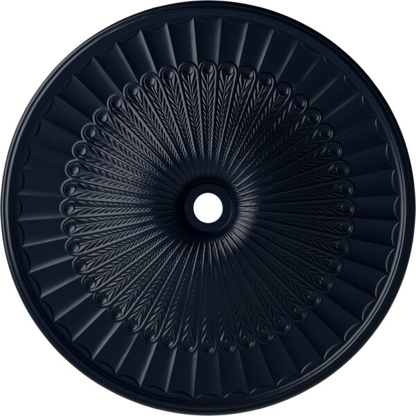 Ekena Millwork Galveston Ceiling Medallion (Fits Canopies up to 5 7/8"), 51"OD x 3 5/8"ID x 3 3/8"P, Midnight Dream CM51GLMDF - main